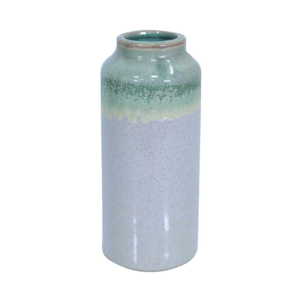 9.4-H22Cm Ceramic Vase- Light Green