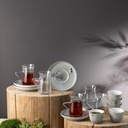 OT-set of 6 cups and 6 saucers and 6 arabic coffee cups and suger pot-ET2796