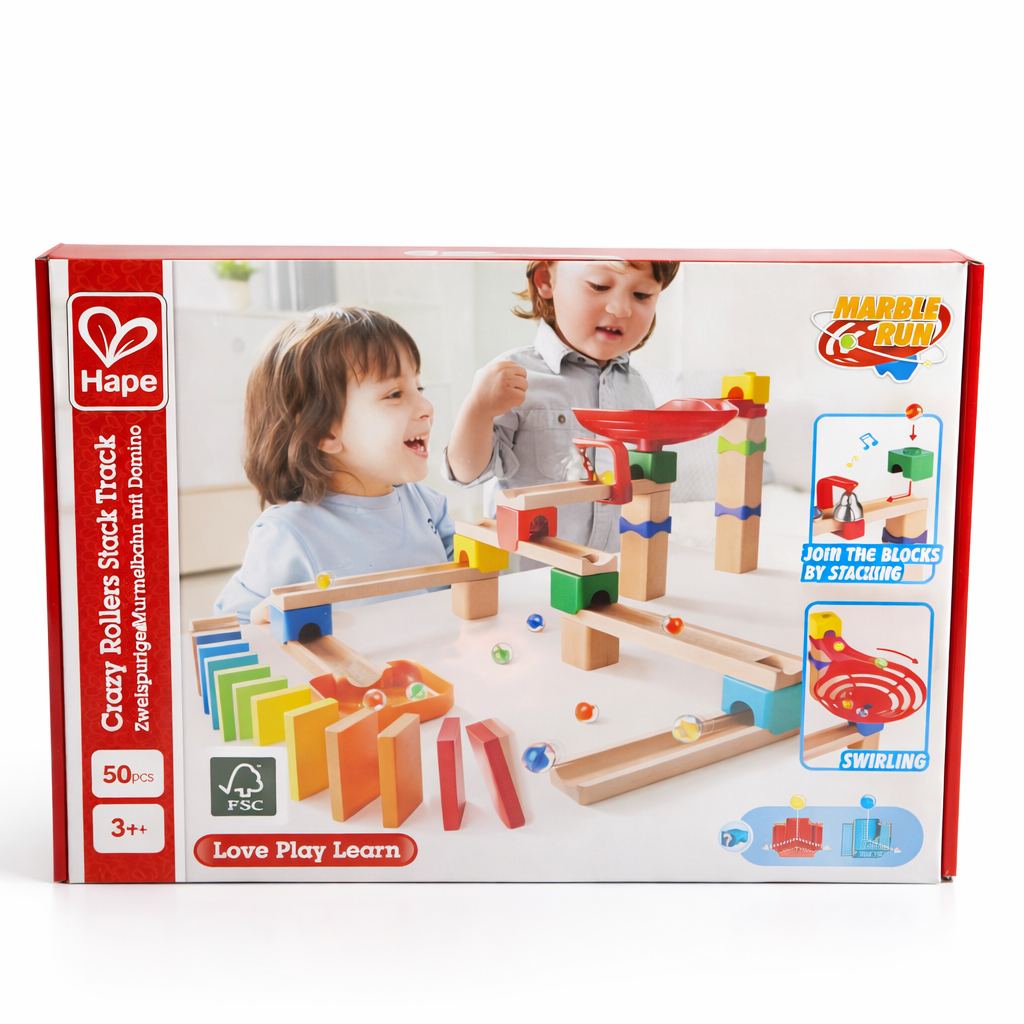 DB-Hape Crazy Rollers Stack Track 50Pcs 