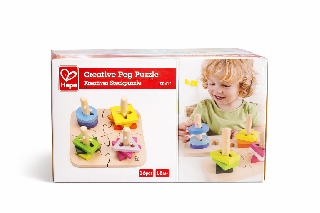 DB-Hape - Creative Peg Puzzle 