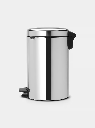AB-Brabantia Pedal Bin 12L - NewIcon - Brilliant Steel 