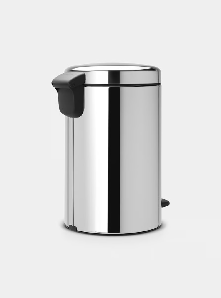 AB-Brabantia Pedal Bin 12L - NewIcon - Brilliant Steel 