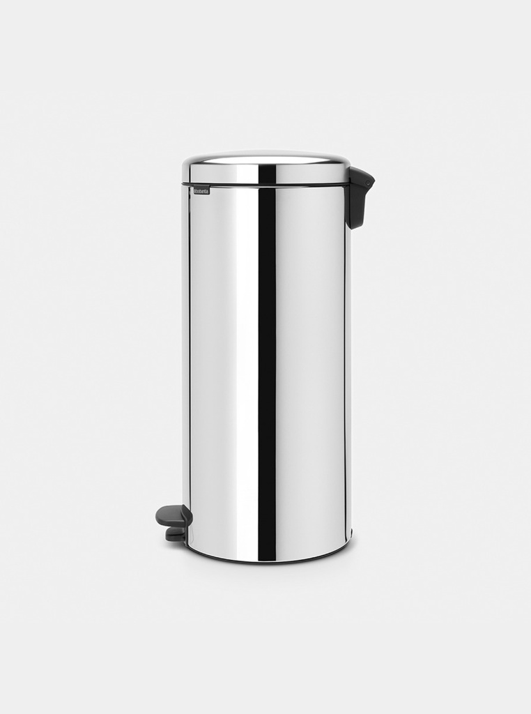 AB-Brabantia Pedal Bin 30L - NewIcon - Brilliant Steel 