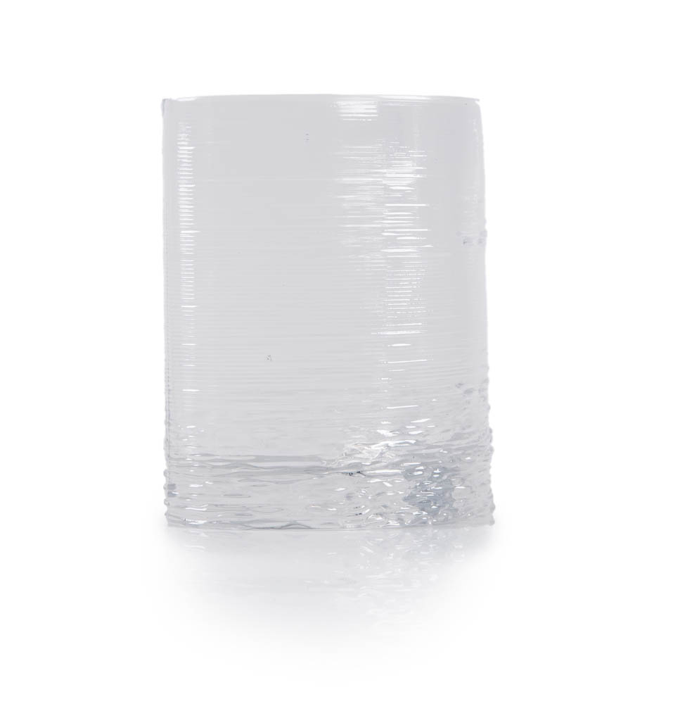 Vase-Glass-Milky white-19X16.7X6.7cm