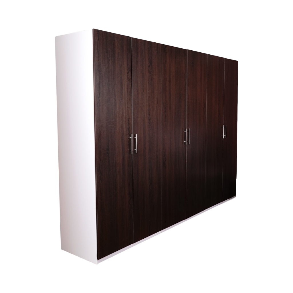 WARDROBE 300*60*220 CM WHITE/ARAL DOORS casper