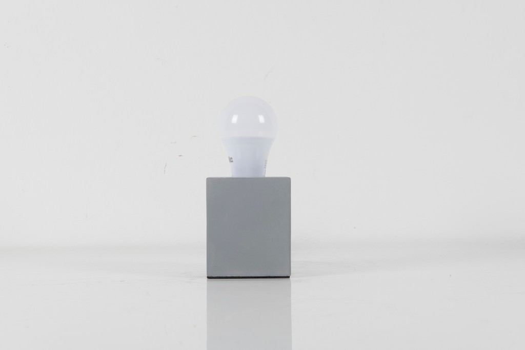 TABLE LAMP WOOD (Grey)