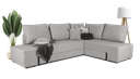 Corner sofa bed left side