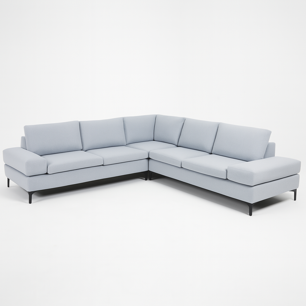 Lewa 6-Seater Fabric corner sofa