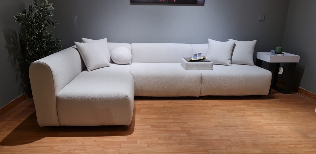 Sofia 5-Seater Fabric Corner Sofa