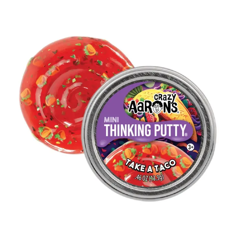 DB-Crazy Aaron-Crazy Aarons Thinking Putty Mini-Tin Take a Taco 