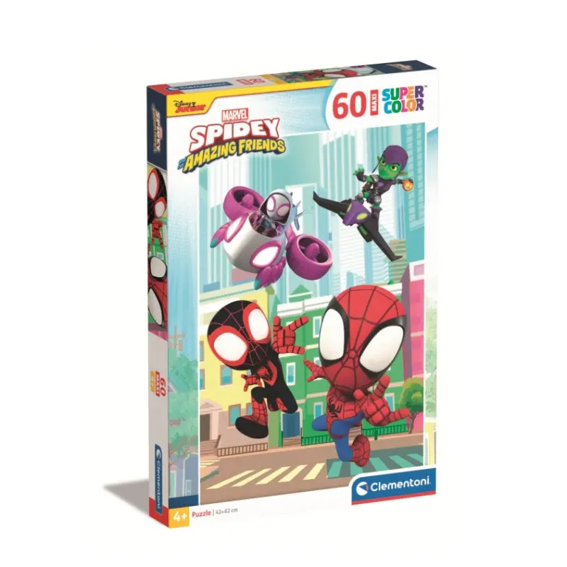 DB-Clementoni Maxi Disney Spidey And Friends - 60 Pcs 