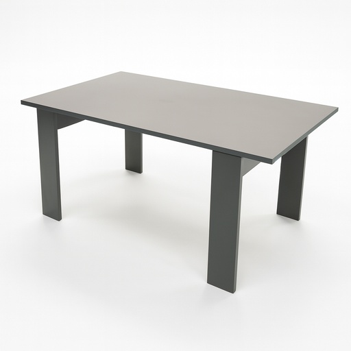 [X112378] LANNY DINING TABLE 160x90x75 GREY