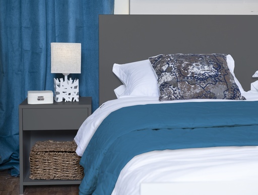 [X108229] Lino Bedroom Set - Gray