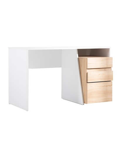 [X107095] UGO HOME DESK 160CM OAK