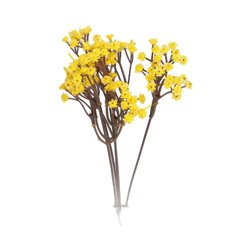 [X36105] Bush Flower-Yellow-9x9x29Cm