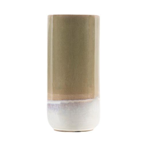 [P24299] 9.4-H20.5Cm Ceramic Pot-Green