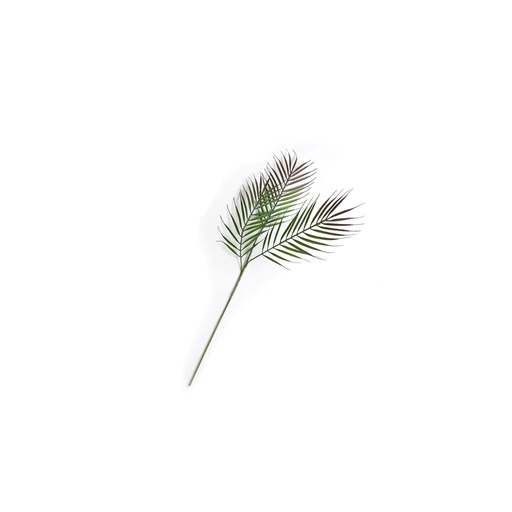 [X36122] Polyester leaves-Red Green-0x18x75Cm