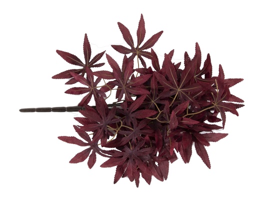 [X36133] Polyester leaves Bush X6-Purple-29x29x40Cm