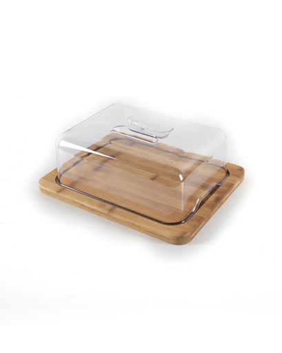 [X53436] BAMBOO CHEESE BOARD SET