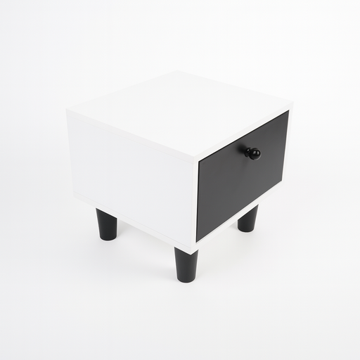 [X130090] Snow Nightstand
