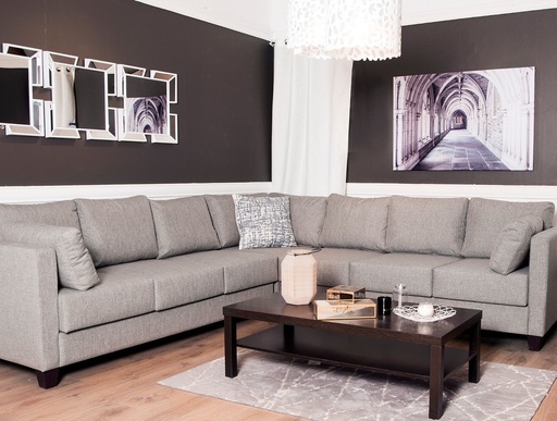 [X132459] Golden corner sofa