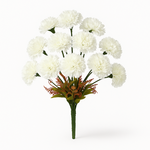 [X137187] FC-White Carnation Flower