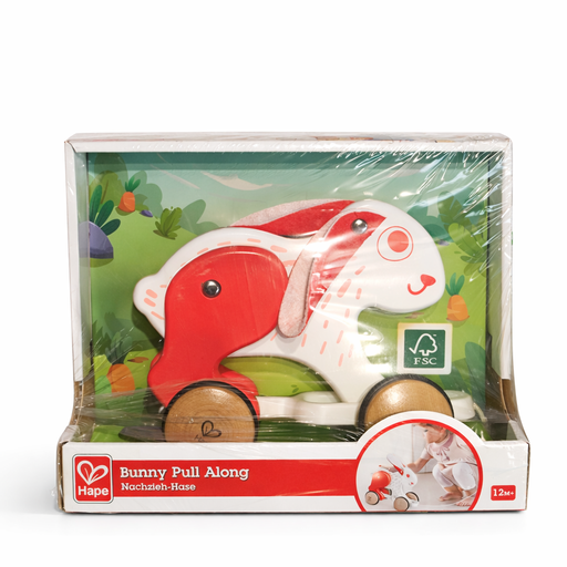 [X138591] DB-Hape My Little Betty Bunny Pull Game - Orange 