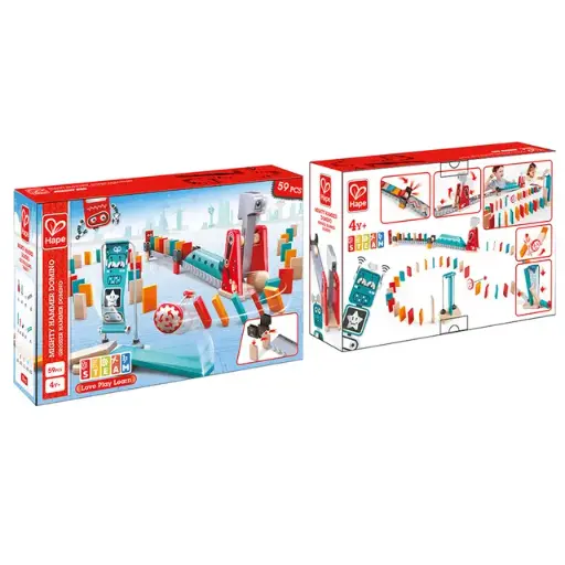 [X138609] DB-Hape - Mighty Hammer Domino 