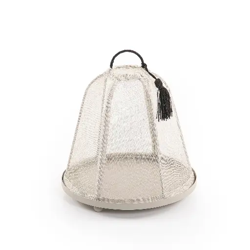 [X138818] CF- Round shape steel tray light grey color