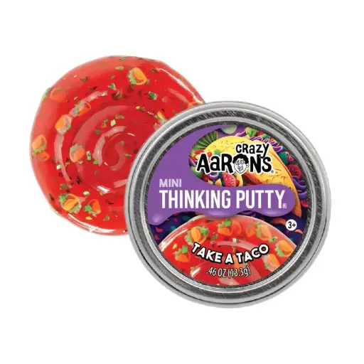 [X140069] DB-Crazy Aaron-Crazy Aarons Thinking Putty Mini-Tin Take a Taco 