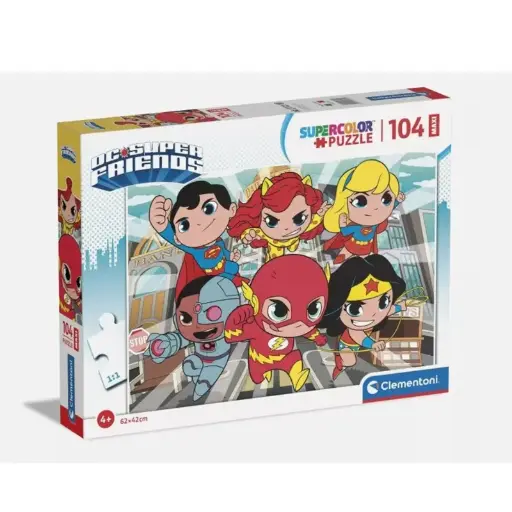 [X140093] DB-Clementoni - Puzzle Maxi Dc Comics 104 pcs 