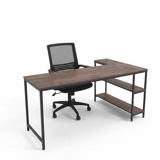 [X152077] Corner Study Desk Set +Chair 